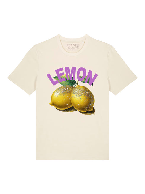 Regular T-shirt Curve Fucci Lemon - Natural Raw
